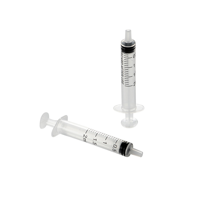 2ml Luer Slip Medical Disposable Syringe without Needle