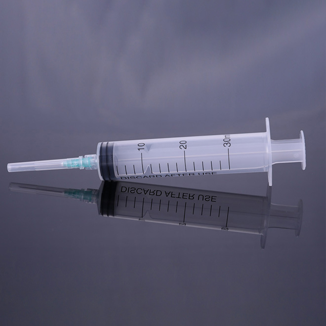 30ml Luer Slip Syringe with Needle