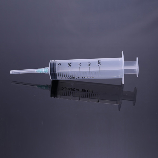 50ml Luer Lock Syringe with Needle