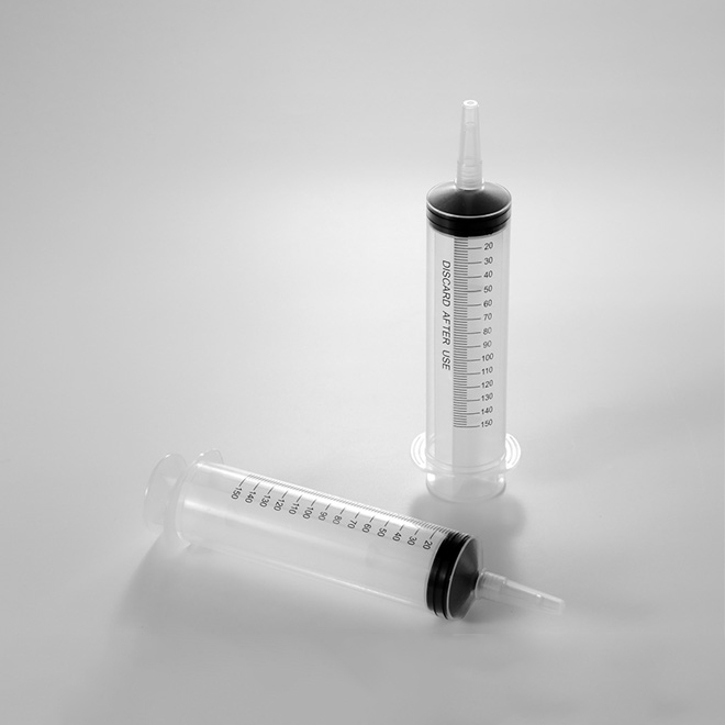 150ml Medical Disposable Sterile Syringe with Catheter Tip