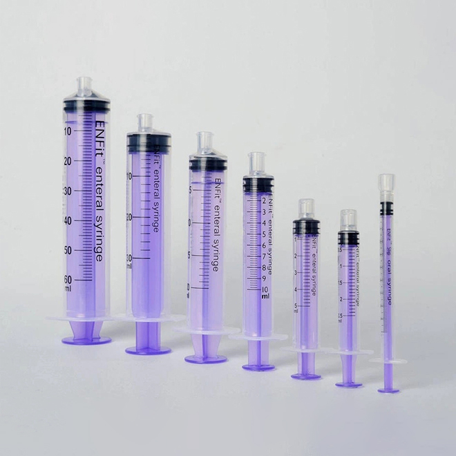 Medical Disposable 1ml-100 Ml Enteral Oral Enfit Feeding Syringe