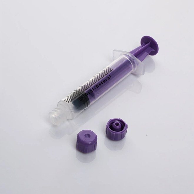 Disposable Medical 5ml Enteral Feeding Syringe Enfit Syringe with Cap